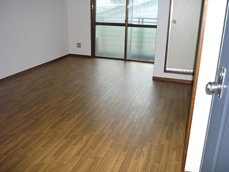 クッションフロアー施工 完成