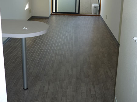 クッションフロアー施工 完成