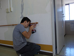 クロス張替えの流れ