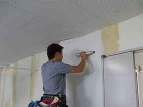 クロス張替えの流れ