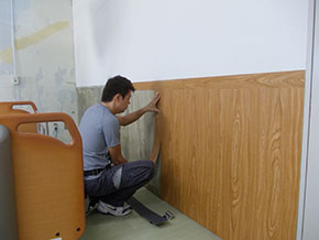 クロス張替えの流れ