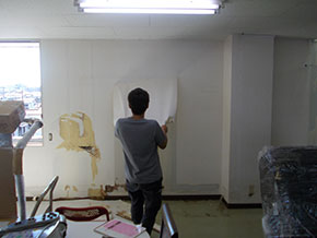 クロス張替えの流れ