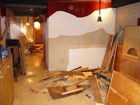 美容室の店舗改装工事