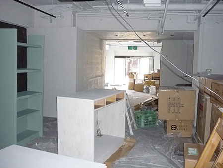 美容室の店舗改装工事