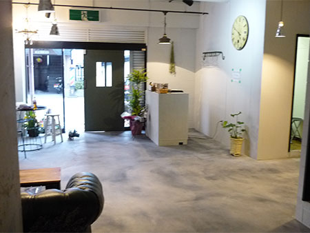 美容室の店舗改装工事