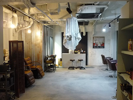 美容室の店舗改装工事